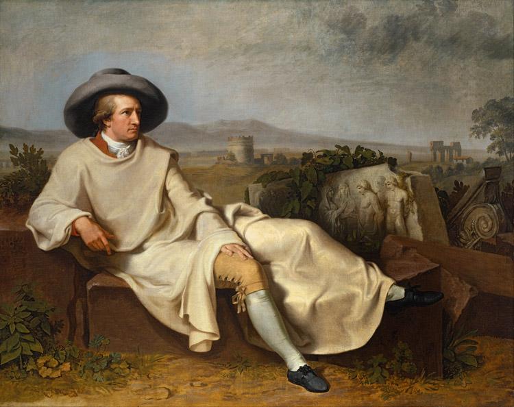 TISCHBEIN, Johann Heinrich Wilhelm Goethe in the Roman Campagna (mk08) Norge oil painting art